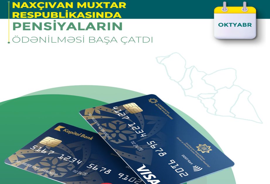 Naxçıvanda oktyabr ayının pensiyaları ödənilib