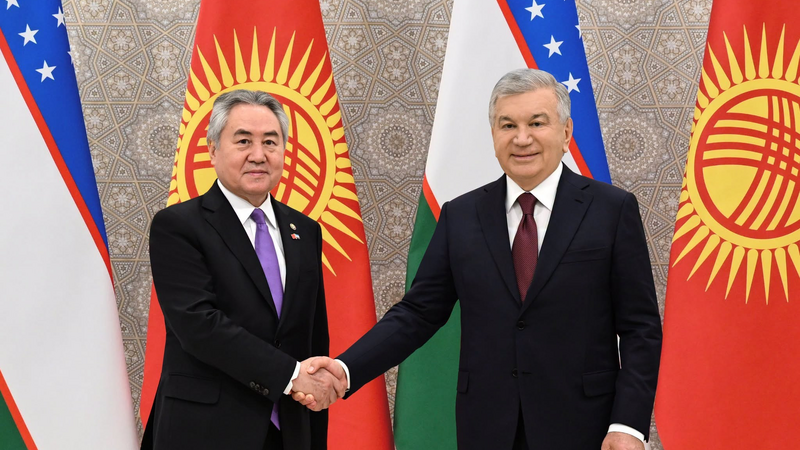 Özbəkistan prezidenti Jenbek Kulubayevlə görüşüb