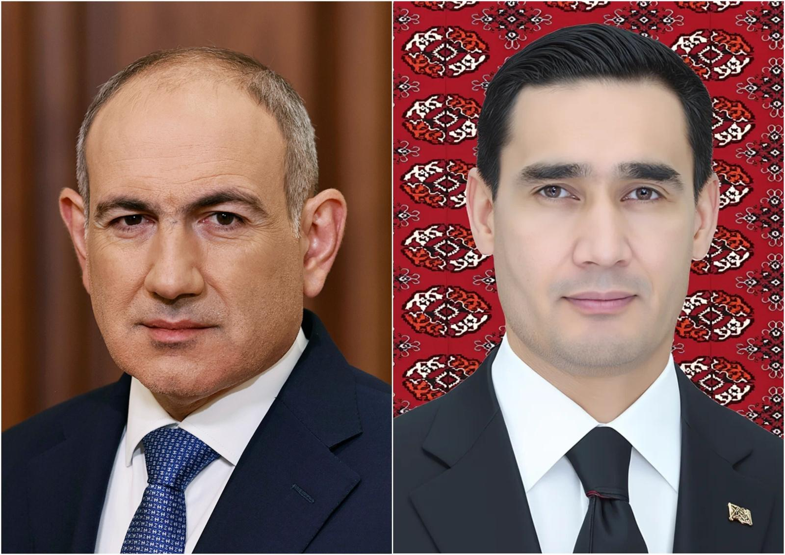 Paşinyan Sərdar Berdiməhəmmədovla telefon danışığı aparıb