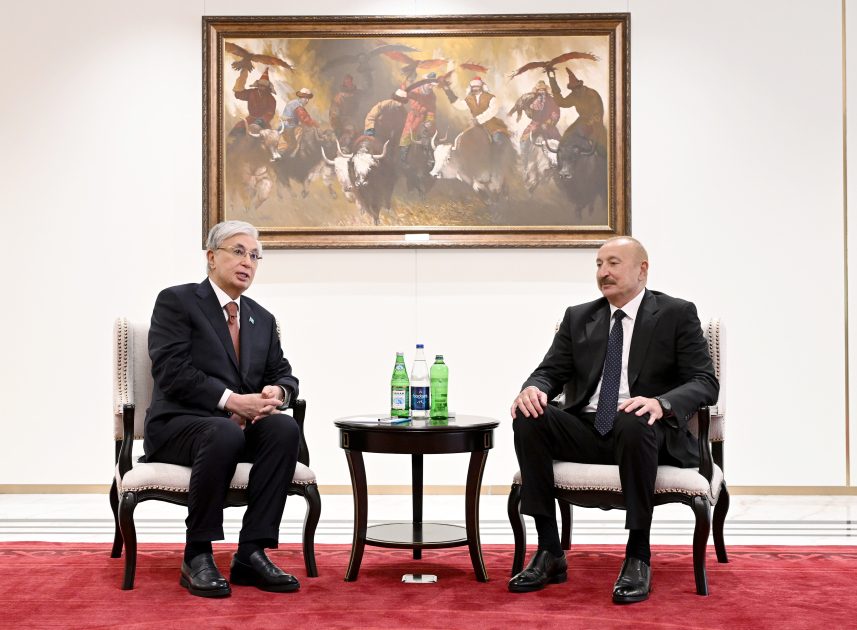 President Ilham Aliyev meets with Tokayev in Bishkek - UPDATED 2