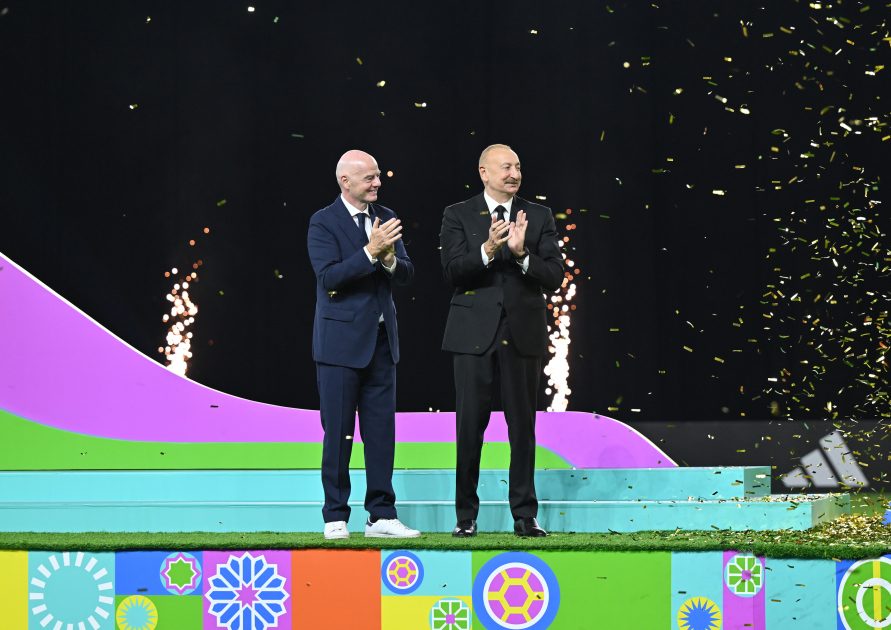 Prezident İlham Əliyev “FIFA U-15 World Cup and Festival”ın final matçını izləyib, mükafatlandırma mərasimində iştirak edib