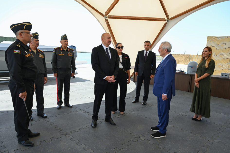 President Ilham Aliyev visits Naval Forces