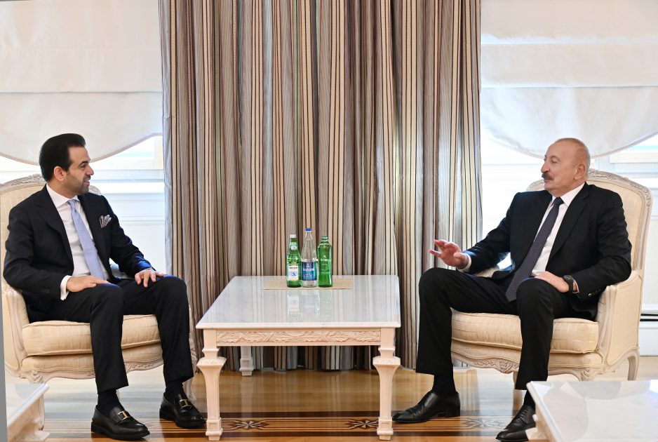 Prezident İlham Əliyev Müsəlman Ağsaqqalları Şurasının baş katibini qəbul edib