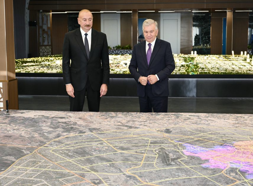Prezident İlham Əliyev Özbəkistanın ən böyük şəhərsalma layihəsi - “Yeni Daşkənd”lə tanış olub