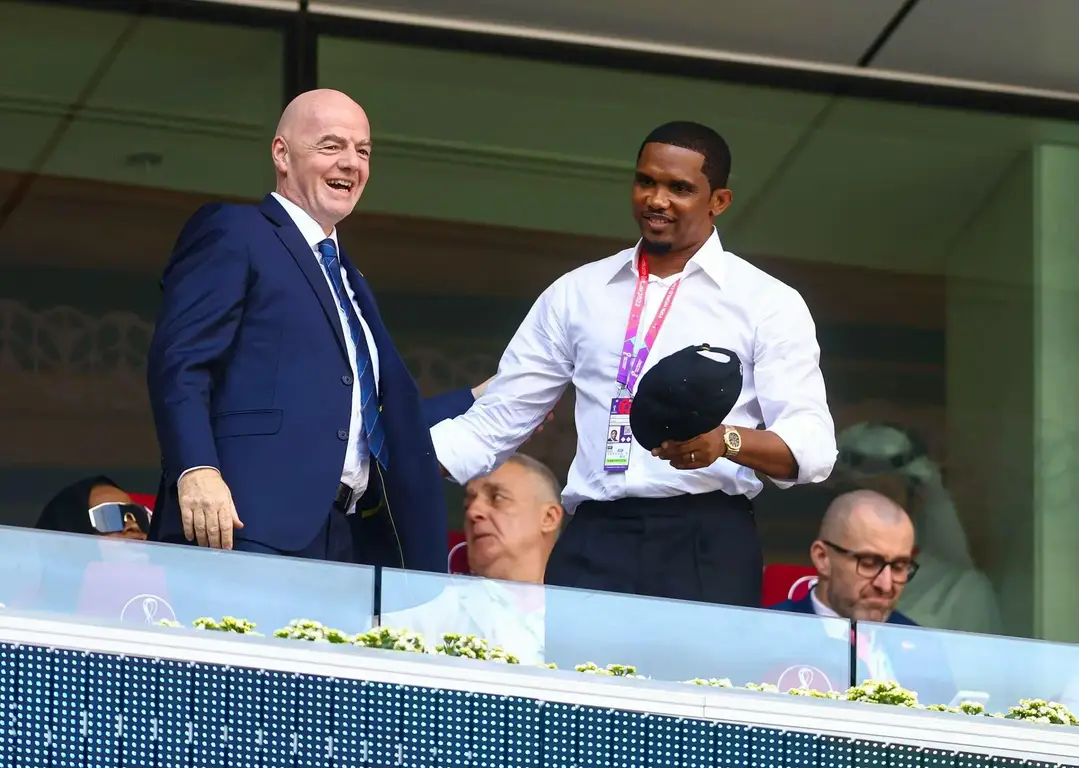 Samuel Eto İnfantinoya dəstək verdi