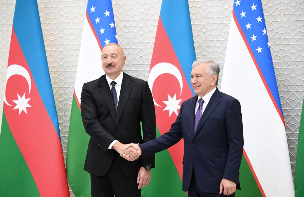 Şavkat Mirziyoyev “Heydər Əliyev” ordeni ilə təltif edilib