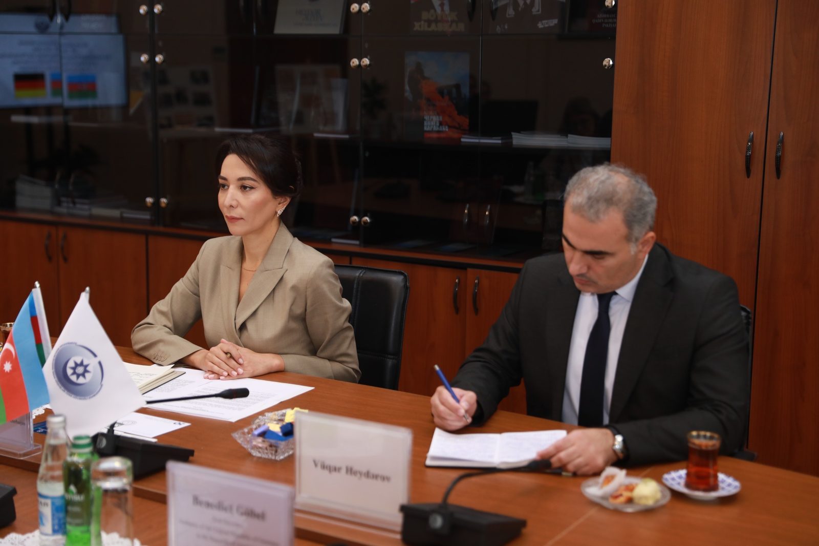 Səbinə Əliyeva Almaniyanın ölkəmizdəki səfirini qəbul edib