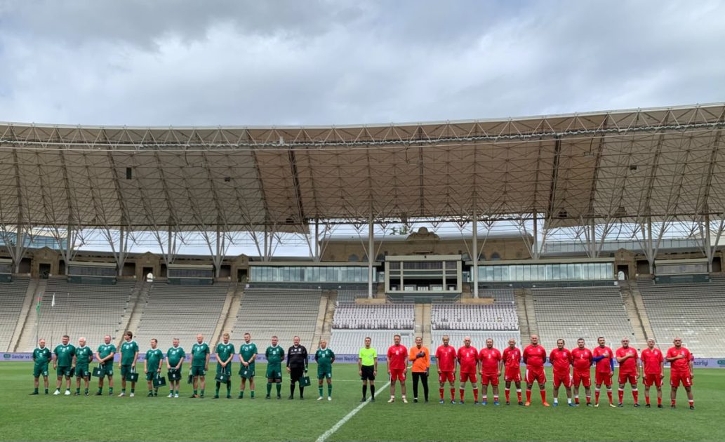 Tofiq Bəhramov adına Respublika Stadionunun yubileyi münasibətilə yoldaşlıq oyunu təşkil olunub