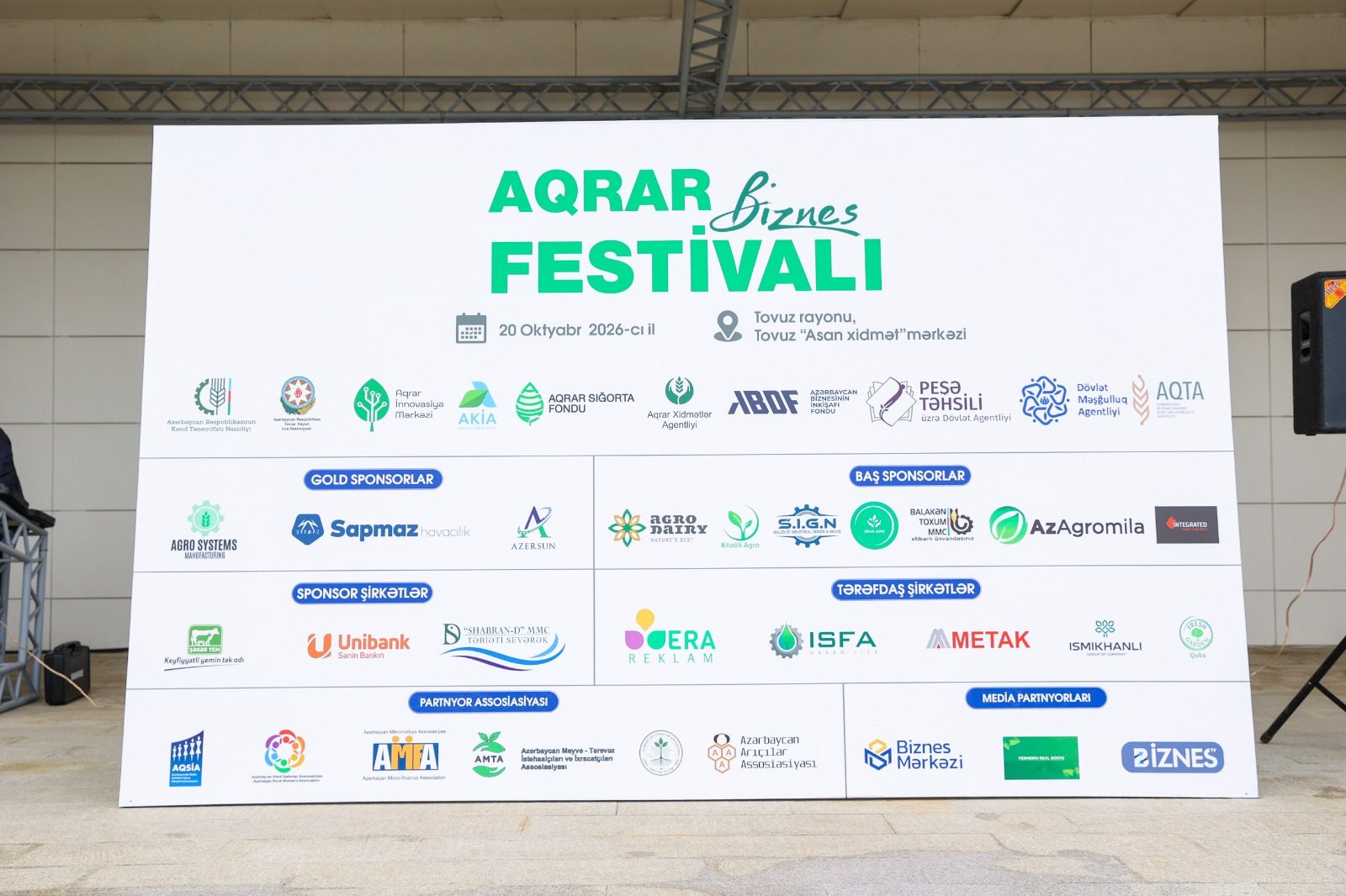 Tovuzda Aqrar Biznes Festivalı və Toxum Sərgi-Satış Yarmarkası keçirilib