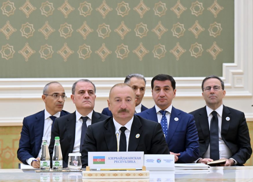 İlham Əliyev Azərbaycan və Mərkəzi Asiya Dövlət başçılarının 8-ci Məşvərət görüşündə iştirak edir - YENİLƏNİB