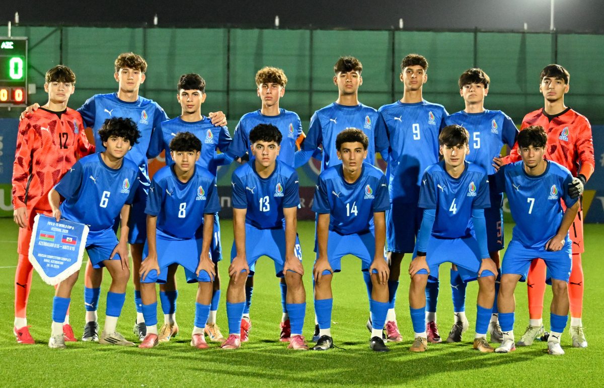 U-15 dünya çempionatı: Azərbaycan millisi Çili ilə qarşılaşacaq