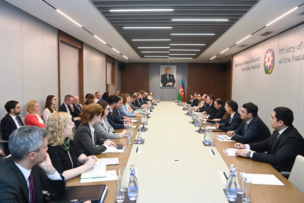 Yalchin Rafiyev meets with delegation of EU Council Working Party on Eastern Europe and Central Asia