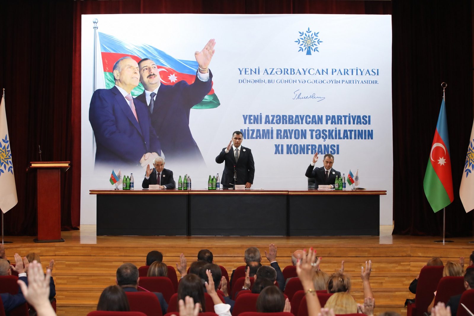 Yeni Azərbaycan Partiyası Nizami rayon təşkilatının XI konfransı keçirilib