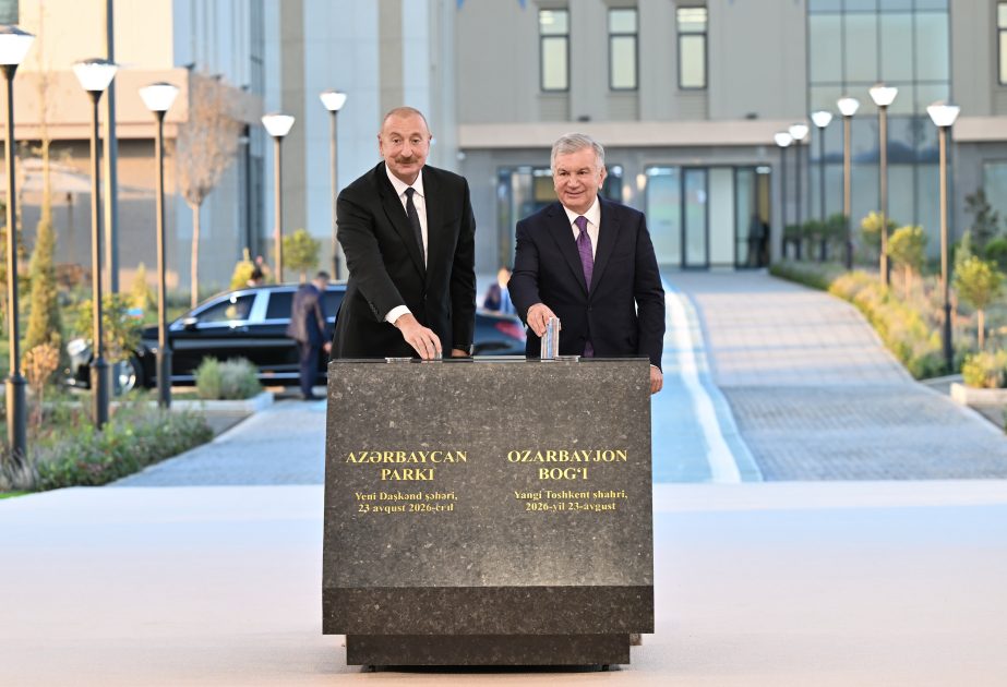 Yeni Daşkənd şəhərində “Azərbaycan” parkının təməli qoyulub