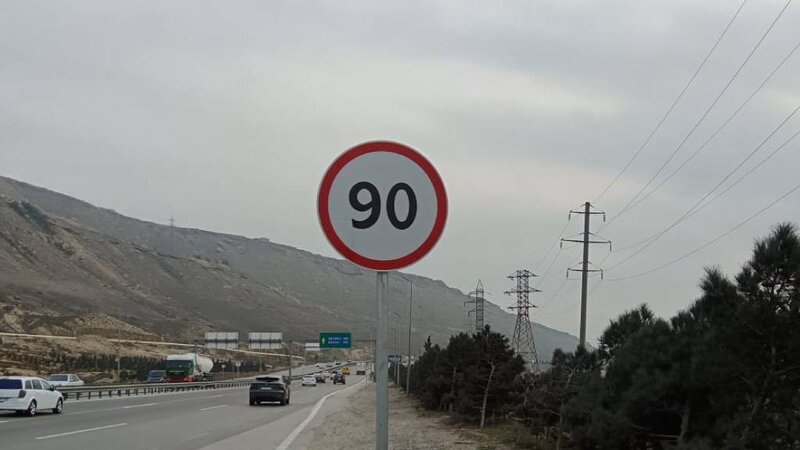 Bakı Dairəvi-1 avtomobil yolunda sürət həddi endirilib