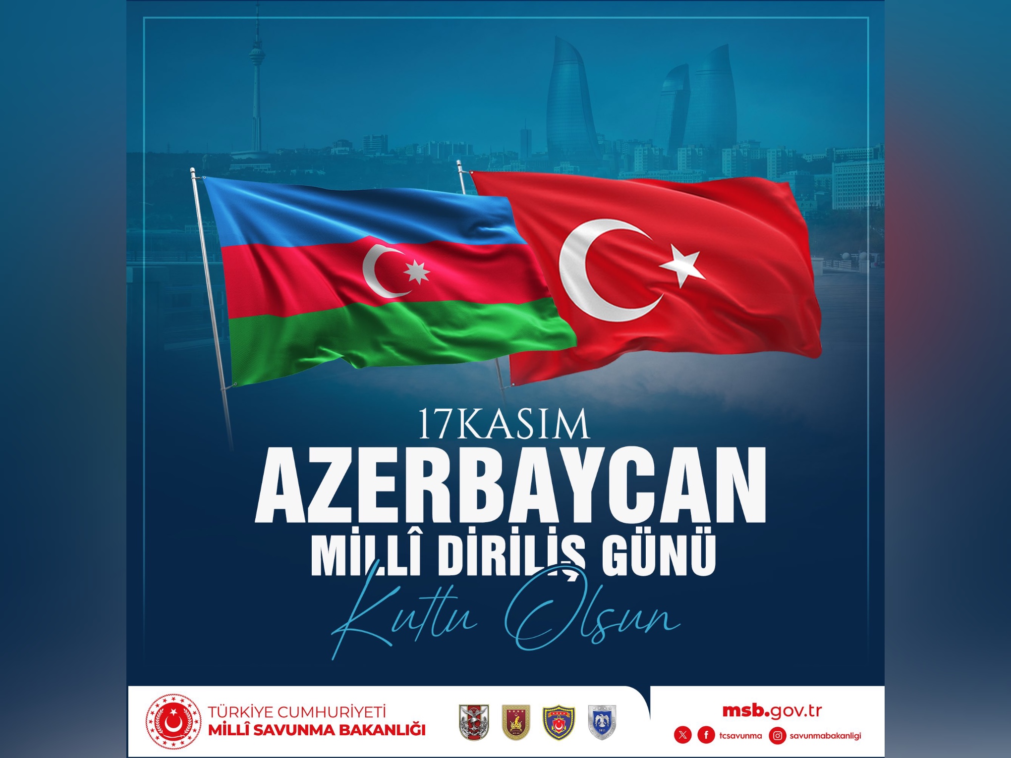 Türkiyə MN Azərbaycanı təbrik edib