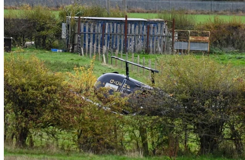 Şri-Lankada helikopter qəzaya uğrayıb