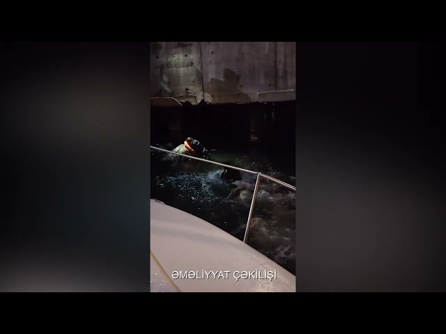 Xəzərdə batma təhlükəsi ilə üzləşən şəxs xilas edilib